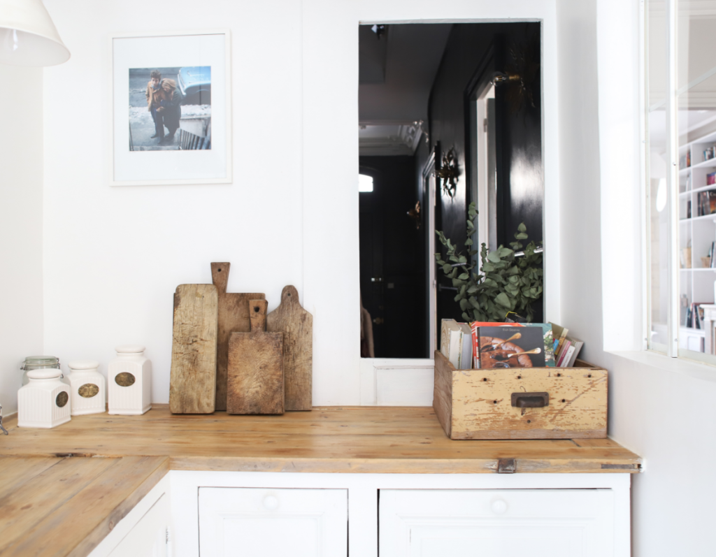 Photo home tour vintage cuisine - Claudia Garcia Graphiste