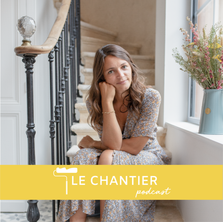 visuel le chantier podcast - Claudia Garcia Graphiste