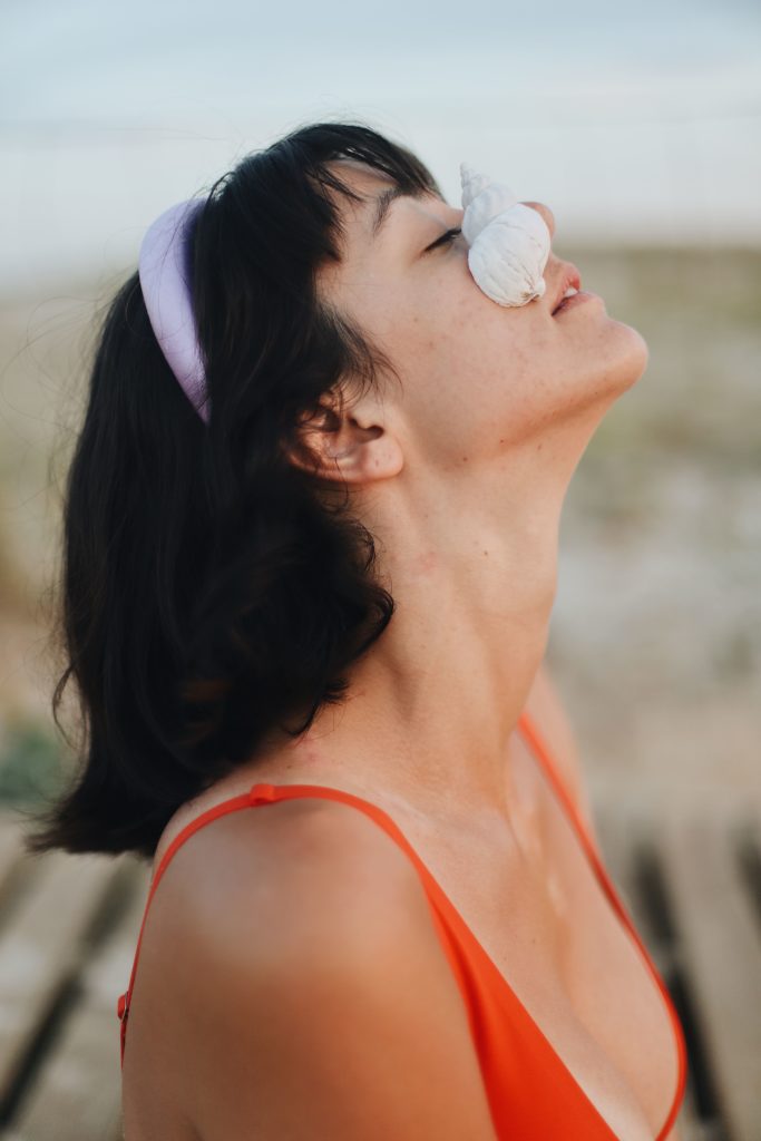 Laetitia coquillage visage- Claudia Garcia Photographe